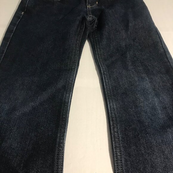 2 Pairs Size 7 Old Navy Boys Flex Fit Jeans Loose Bootcut & Straight Leg Dark - Picture 6 of 12
